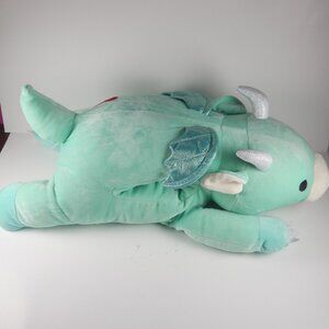 Squishmallow Miles Hug Pet Dragon 22" Hugmallow Blue Teal Plush Squishmallows